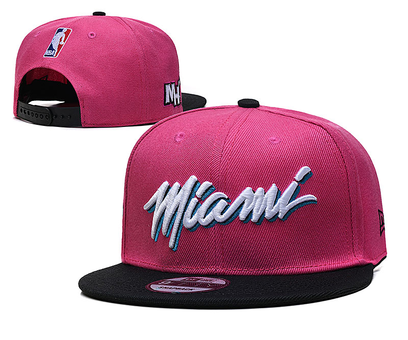 2021 NBA Miami Heat Hat TX573->nba hats->Sports Caps